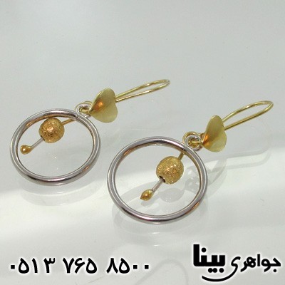 گوشواره قلب و گل