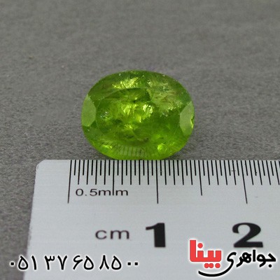 نگین انگشتر زبرجد درشت خوشرنگ _کد:16097