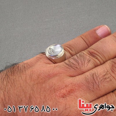 انگشتر در نجف اشرف قدیمی مردانه عالی با حرز _کد:2350