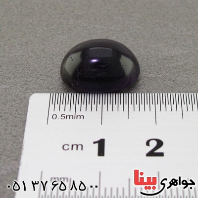 نگین انگشتر آمتیست دامله درشت خوشرنگ _کد:16113