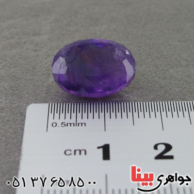 نگین انگشتر آمتیست درشت خوشرنگ و عالی _کد:16128