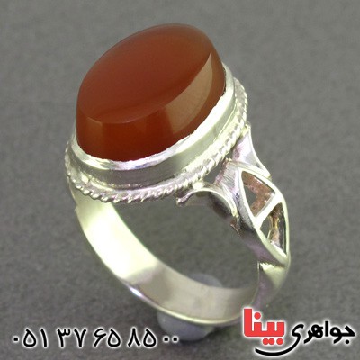انگشتر عقیق یمنی مردانه خاص _کد:16129