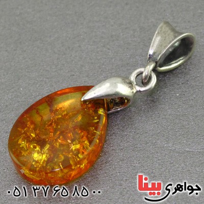 گردنبند کهربا بولونی قدیمی درجه یک خوش نقش _کد:16136 