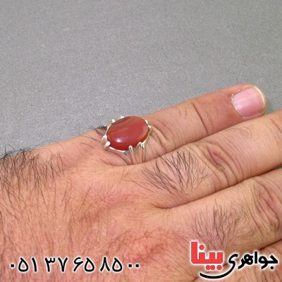 انگشتر عقیق یمنی خاص _کد:16139