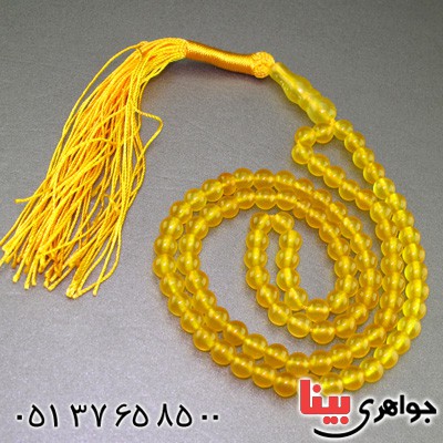 تسبیح عقیق شرف الشمس 101 دانه ای درجه یک _کد:16144