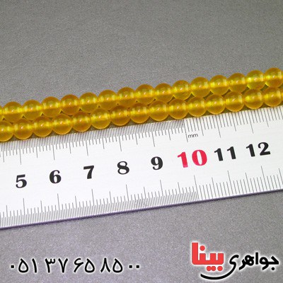 تسبیح عقیق شرف الشمس 101 دانه ای درجه یک _کد:16144
