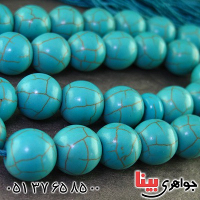 تسبیح فیروزه تبتی 33 دانه ای درشت _کد:16145