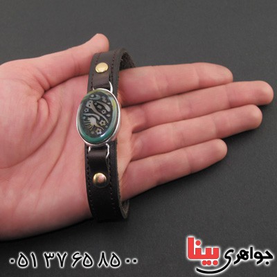 دستبند عقیق با حکاکی یا زهرا _کد:16150