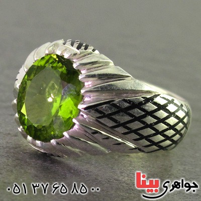 انگشتر زبرجد بسیار عالی مردانه  _کد:2365