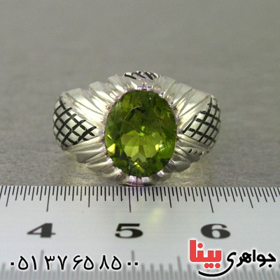 انگشتر زبرجد بسیار عالی مردانه  _کد:2365