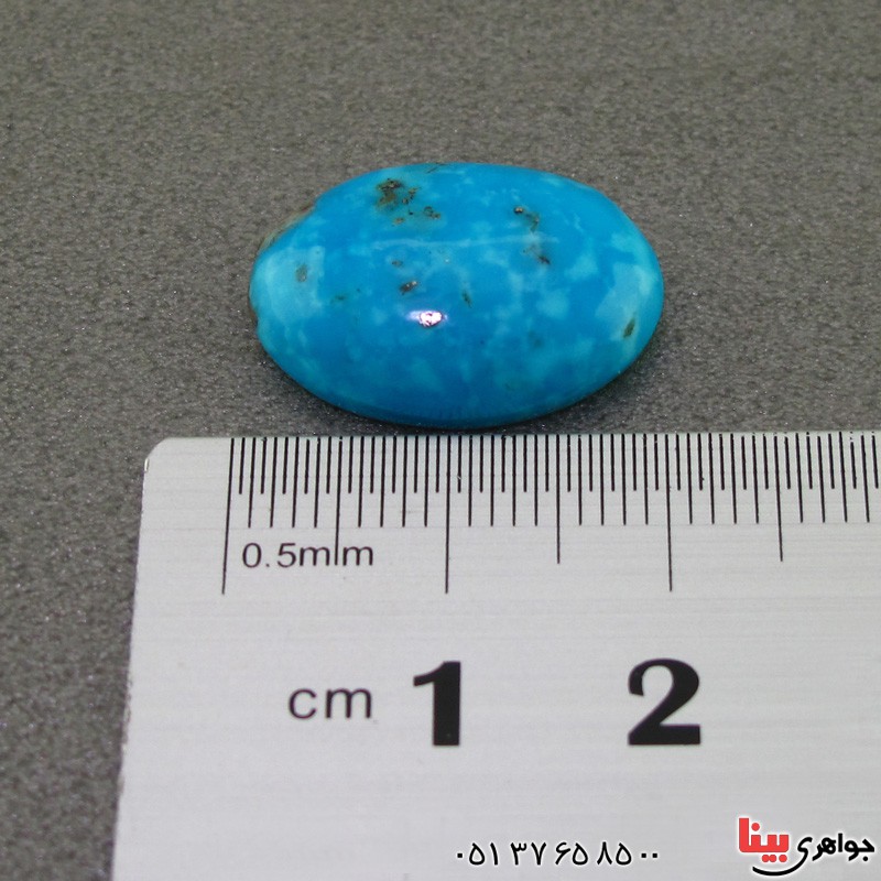 نگین انگشتر فیروزه کرمانی خوشرنگ _کد:16200