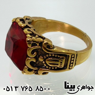 انگشتر یاقوت سرخ سنتاتیک تاجی