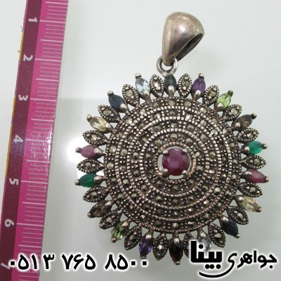 گردنبند چند جواهر درشت خورشید