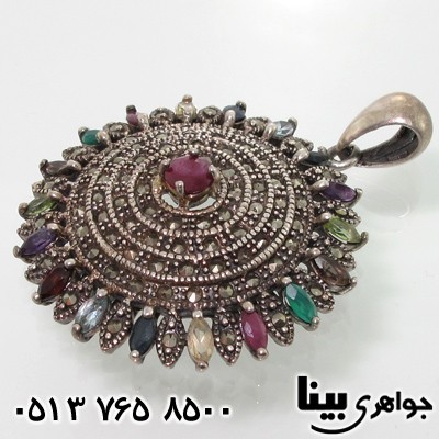 گردنبند چند جواهر درشت خورشید