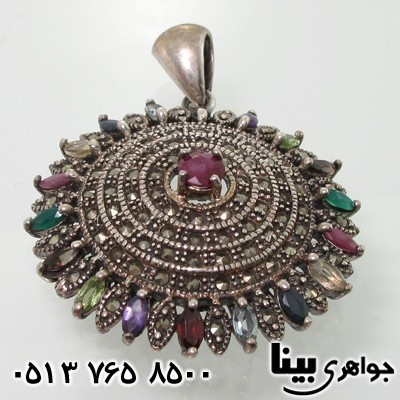 گردنبند چند جواهر درشت خورشید