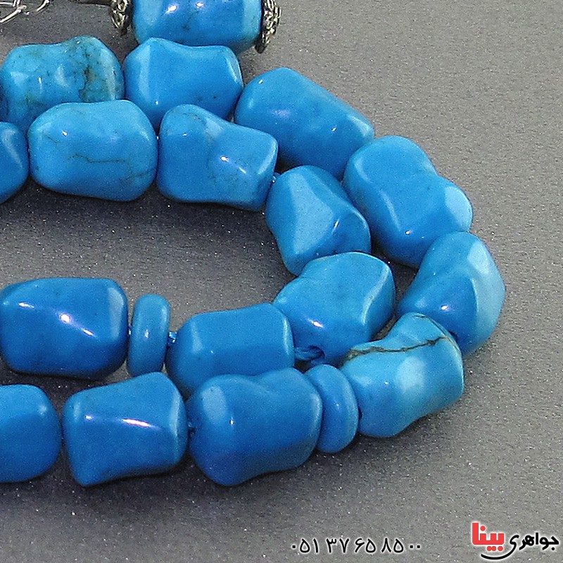 تسبیح فیروزه آمریکایی ۳۳ دانه ای درشت تک _کد:16559