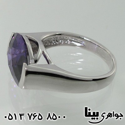 انگشتر آمتیست بیضی اسپورت