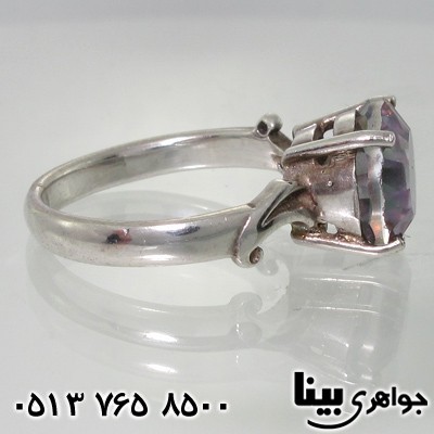 انگشتر توپاز هفت رنگ چهار چنگ