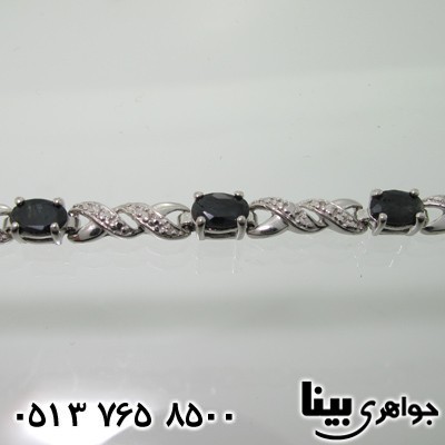 دستبند یاقوت کبود پاپیونی