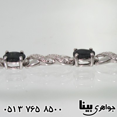دستبند یاقوت کبود پاپیونی