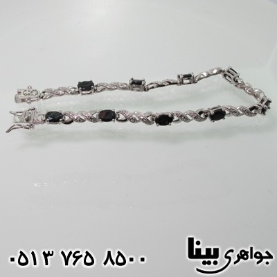 دستبند یاقوت کبود پاپیونی