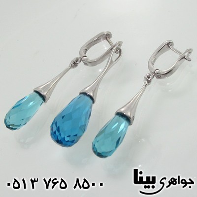 سرویس توپاز آبی طرح غنچه