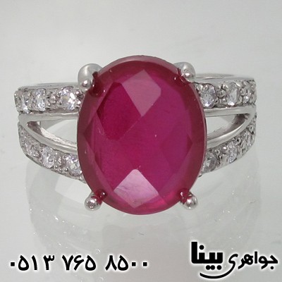 انگشتر یاقوت سرخ دو پایه