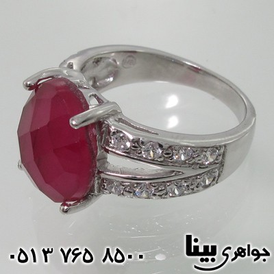 انگشتر یاقوت سرخ دو پایه