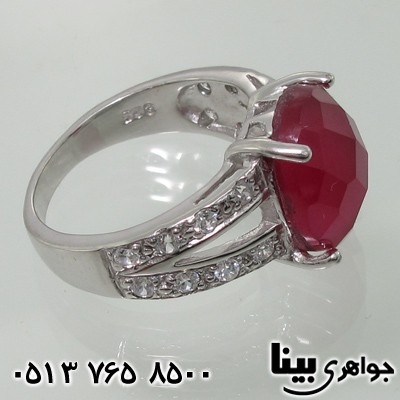 انگشتر یاقوت سرخ دو پایه