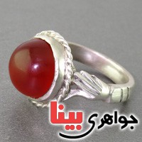 انگشتر عقیق قرمز مردانه مدل دست و دلبر انگشتر عقیق قرمز مردانه مدل دست و دلبر