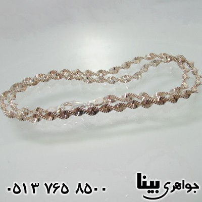 زنجیر نقره مارپیچ