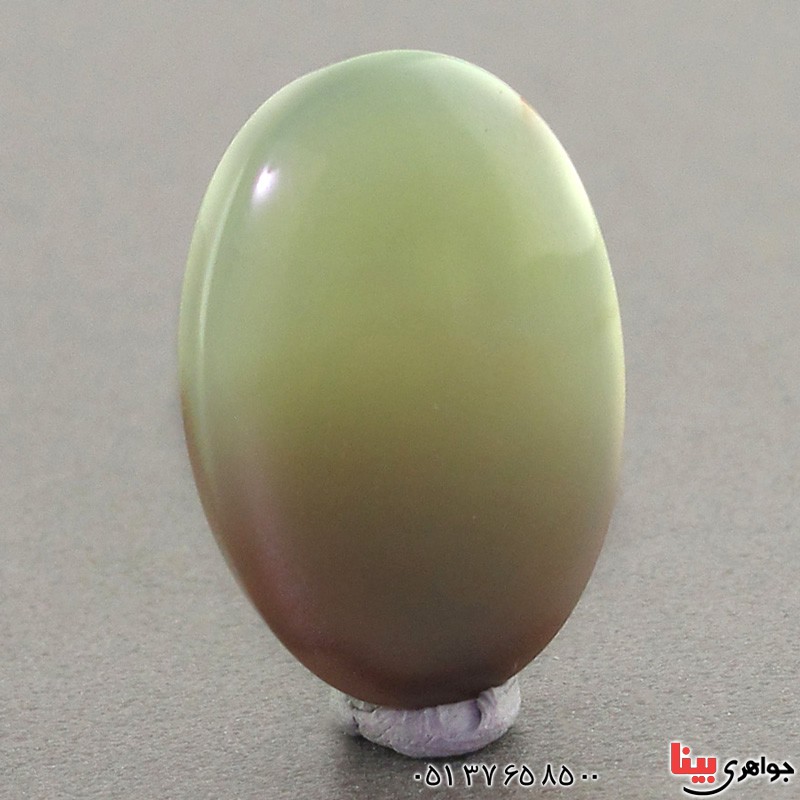 نگین انگشتر عقیق نسکافه ای درشت خوشرنگ _کد:17139