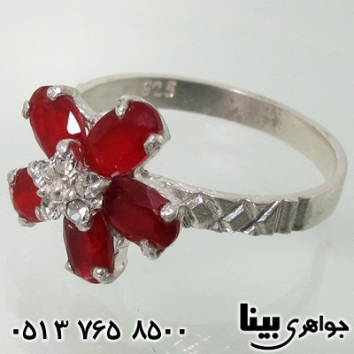 انگشتر توپاز قرمز