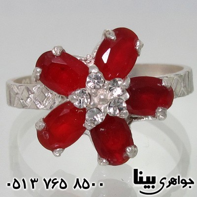 انگشتر توپاز قرمز