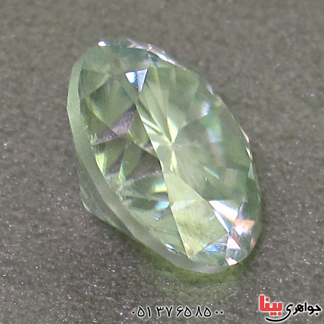 نگین انگشتر الماس روسی ( موزانایت ) سفید درخشان و زیبا _کد:2595