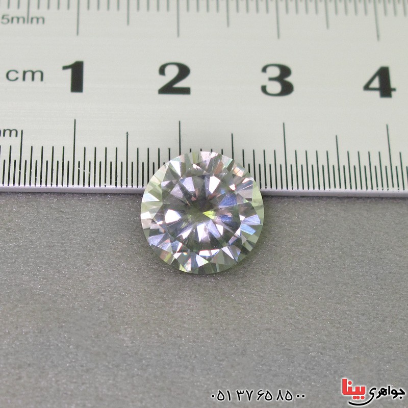 نگین انگشتر الماس روسی ( موزانایت ) درخشان و زیبا _کد:2598