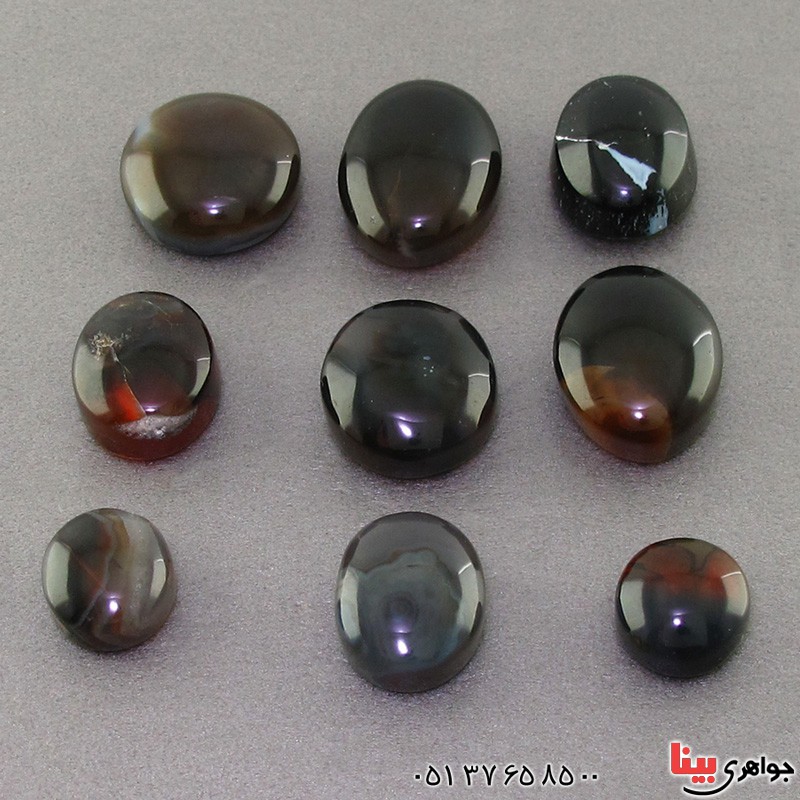 نگین انگشتر عقیق یمنی جزع شجری بسیار خوشرنگ _کد:17592