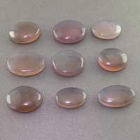 نگین انگشتر عقیق یمنی  کبود زیبا و خوشرنگ 