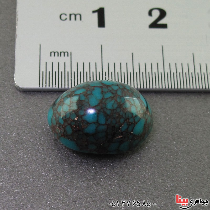 نگین انگشتر فیروزه شجری درشت بسیار عالی _کد:17622