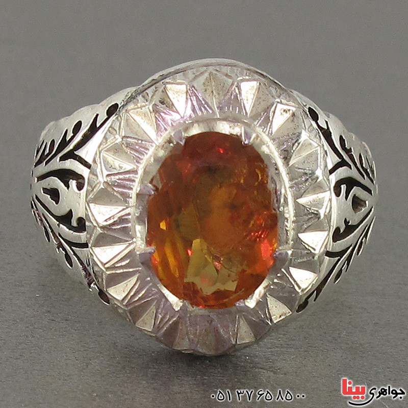 انگشتر الکساندریت درشت خوش رنگ مردانه _کد:17695