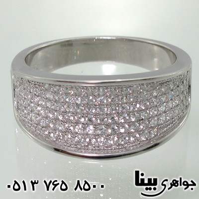 انگشتر نقره میکروسیتینگ