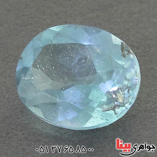 نگین انگشتر آکوآمارین عالی خوشرنگ _کد:17704