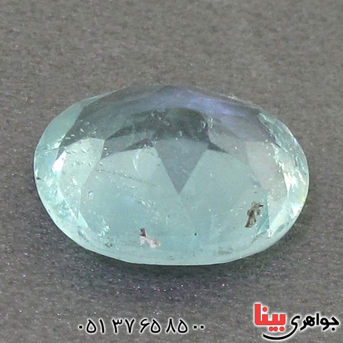 نگین انگشتر آکوآمارین عالی خوشرنگ _کد:17704