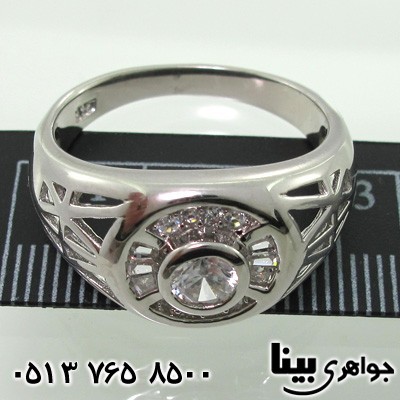 انگشتر نقره تک نگین