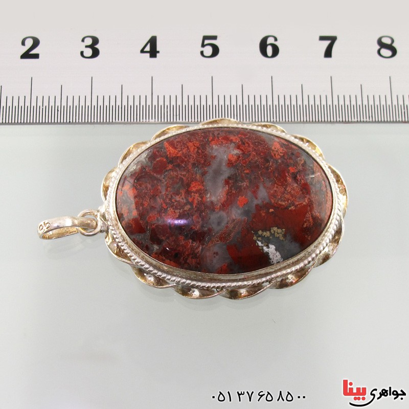 گردنبند عقیق جاسپر بسیارعالی درشت _کد:17762