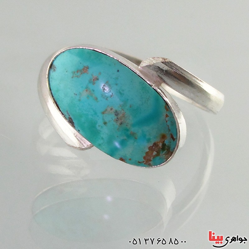 انگشتر فیروزه نیشابوری زنانه زیبا _کد:17773