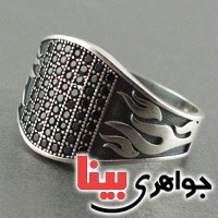 انگشتر عقیق سیاه (اونیکس) مردانه مدل میکرو طرح شعله انگشتر عقیق سیاه (اونیکس) مردانه مدل میکرو طرح شعله