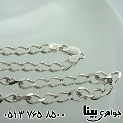 زنجیر نقره حلقه اشکی