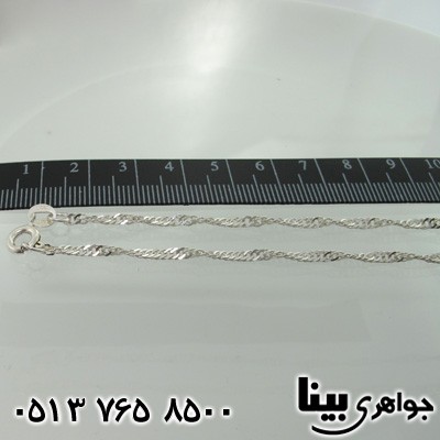 زنجیر نقره ساده