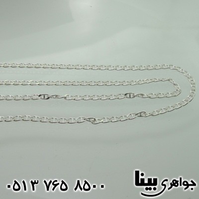 دستبند نقره و زنجیر تی